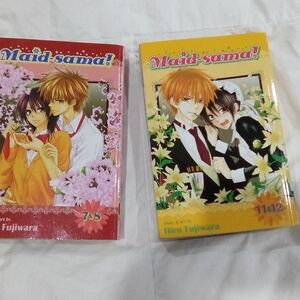 Maid-sama! Manga Set by - Red and Yellow Covers